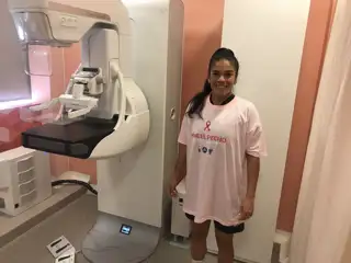 Mariana Gaitan Breast Cancer Awareness Campaign