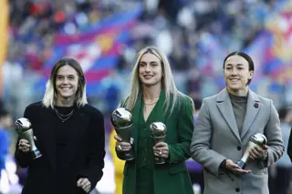 Mapi Leon, Alexia Putellas & Lucy Bronze - World 11 2022
