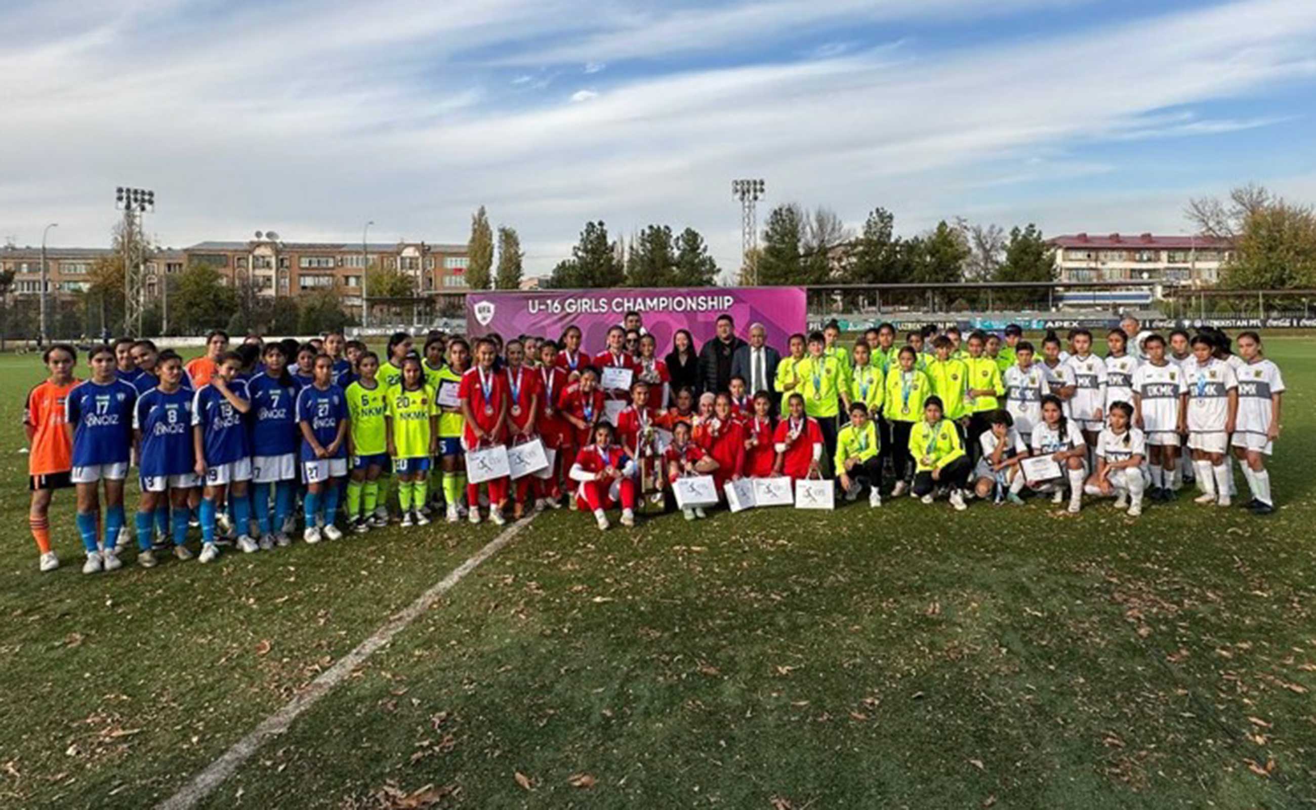 Awards Ceremony Of U16 Uzbek Girls Championship