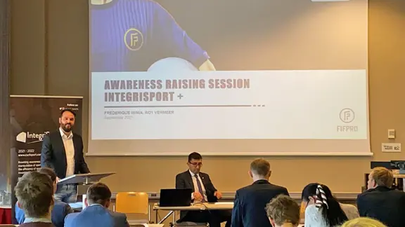 Roy Vermeer At Integrity Meeting 1100