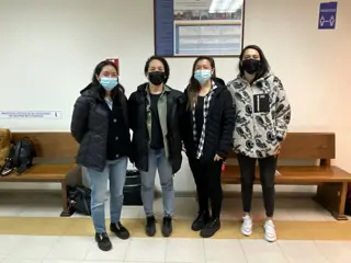 Catalina Quezada, Nicole Mariñelarena, Constanza Villanueva y Alexandra Cruz