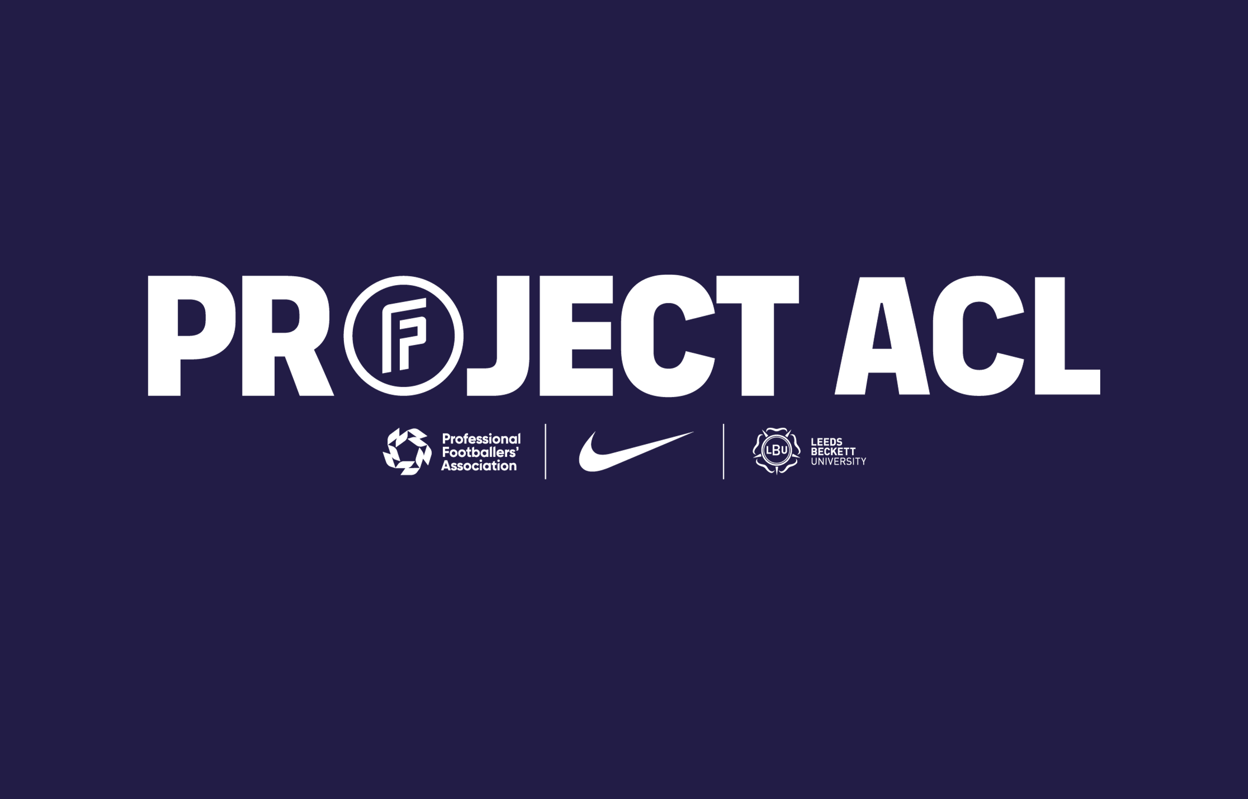 Project ACL Logo White On Blue