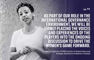 Sarah Gregorius Quote FIFPRO