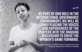 Sarah Gregorius Quote FIFPRO