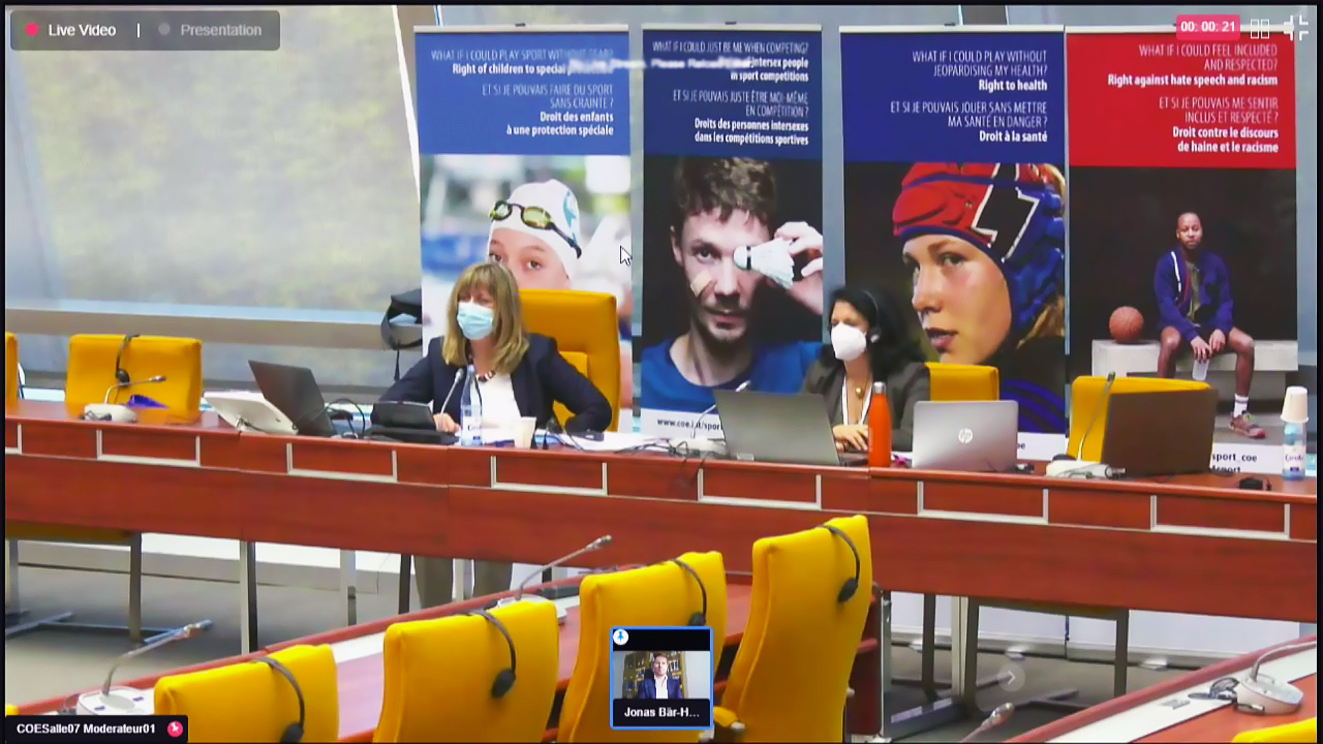 Coe Conference Screenshot