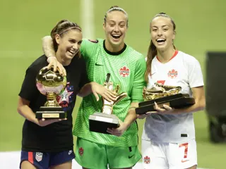 Alex Morgan USA Golden Ball Concacaf 2022